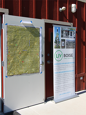 Information at entrance