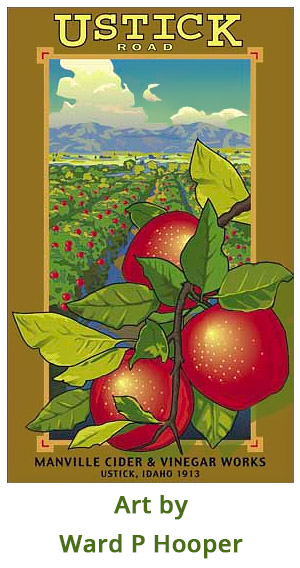 Ustick Road Poster by Ward P Hooper